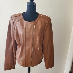 New Leather Jacket by White House Black Market